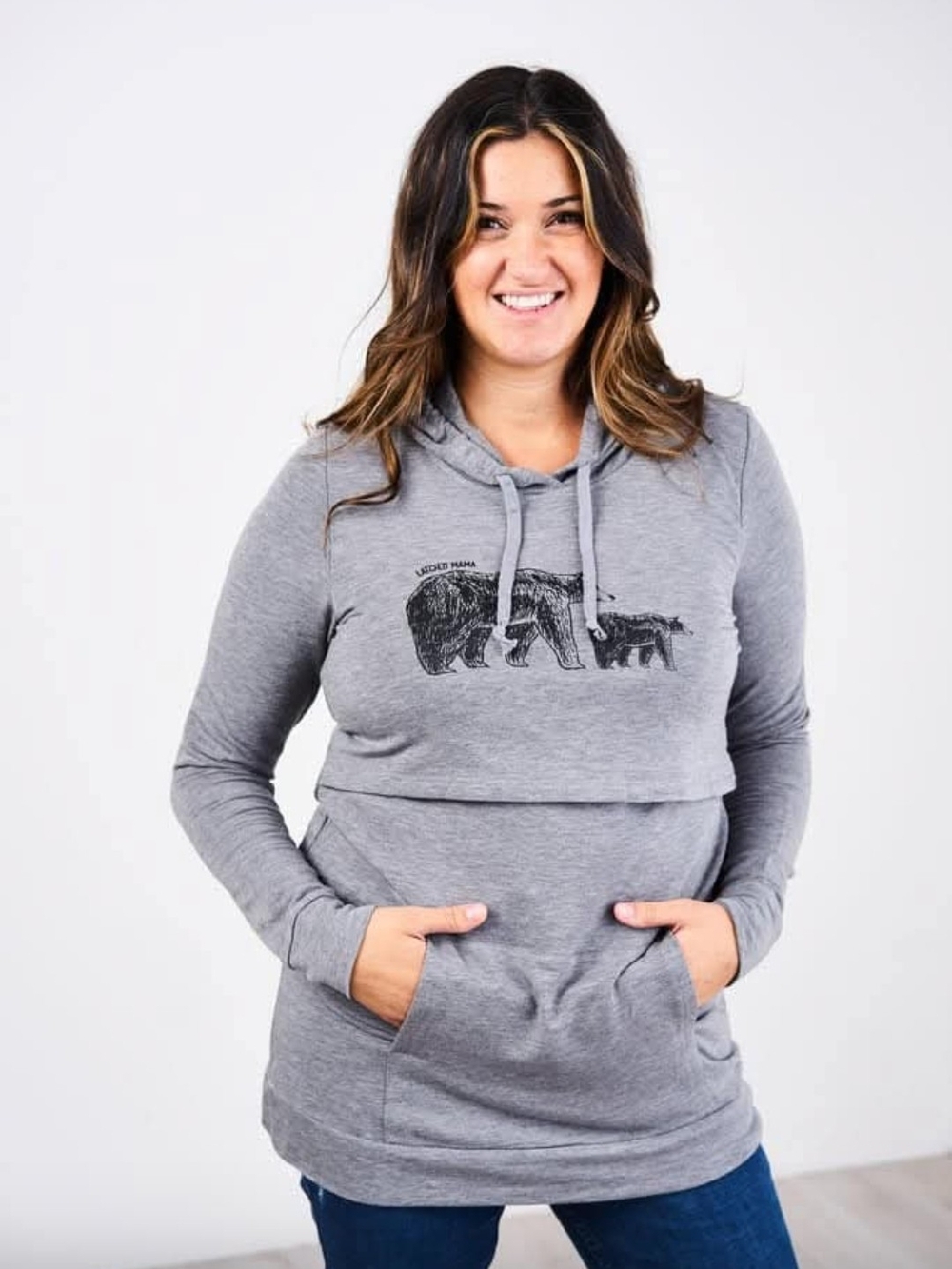 Latched Mama "Mama Bear" Cloud Hoodie